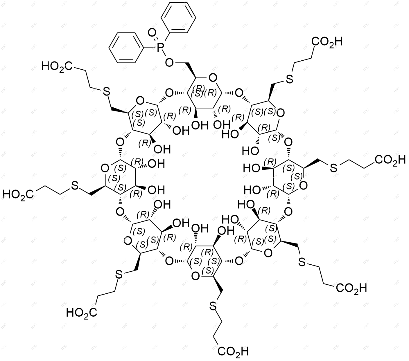 舒更葡糖钠Org226100-1杂质结构式