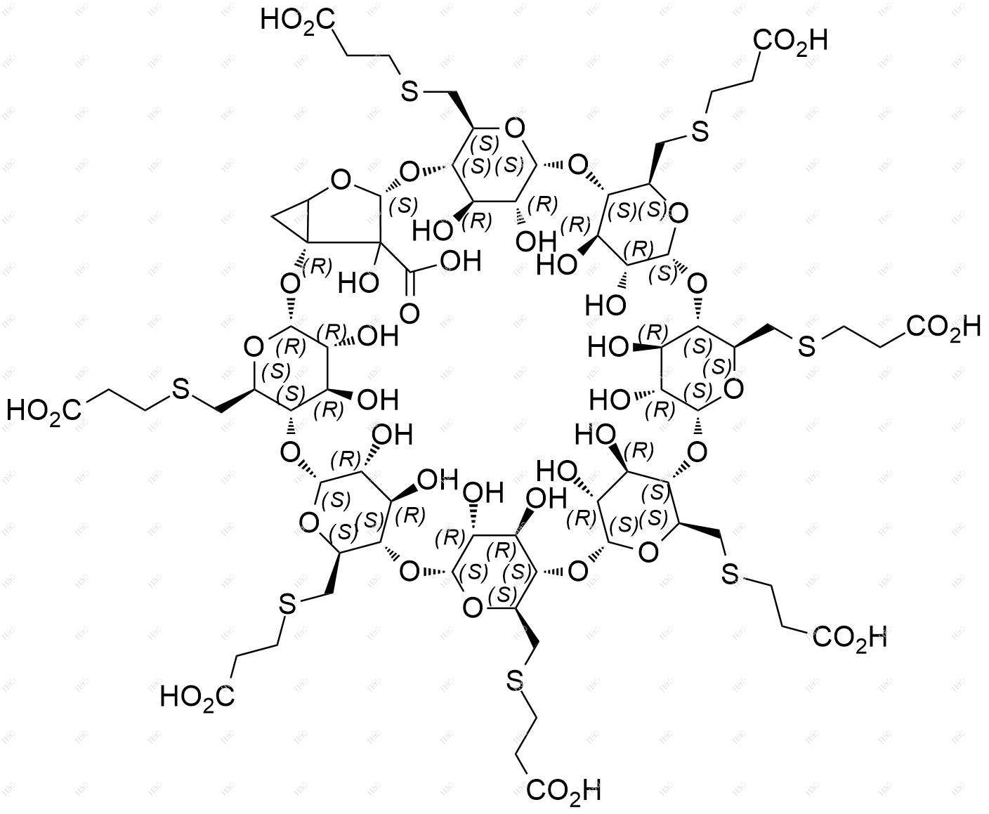 舒更葡糖钠Org284426-1杂质结构式