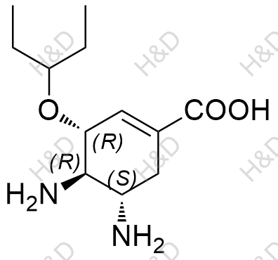 奥司他韦杂质26结构式