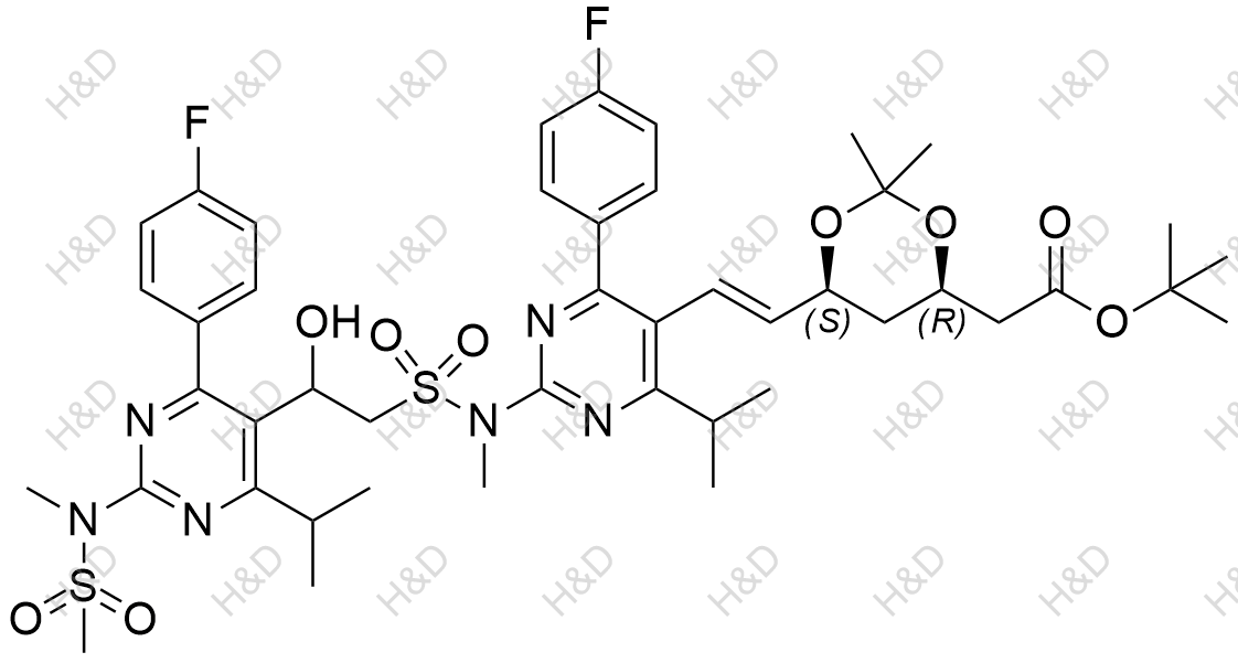瑞舒伐他汀杂质82结构式