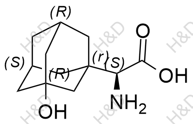 沙格列汀杂质1化学结构式