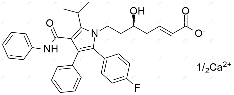 阿托伐他汀杂质N（钙盐）结构式
