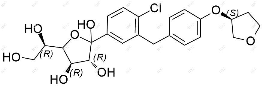 恩格列净杂质35结构式