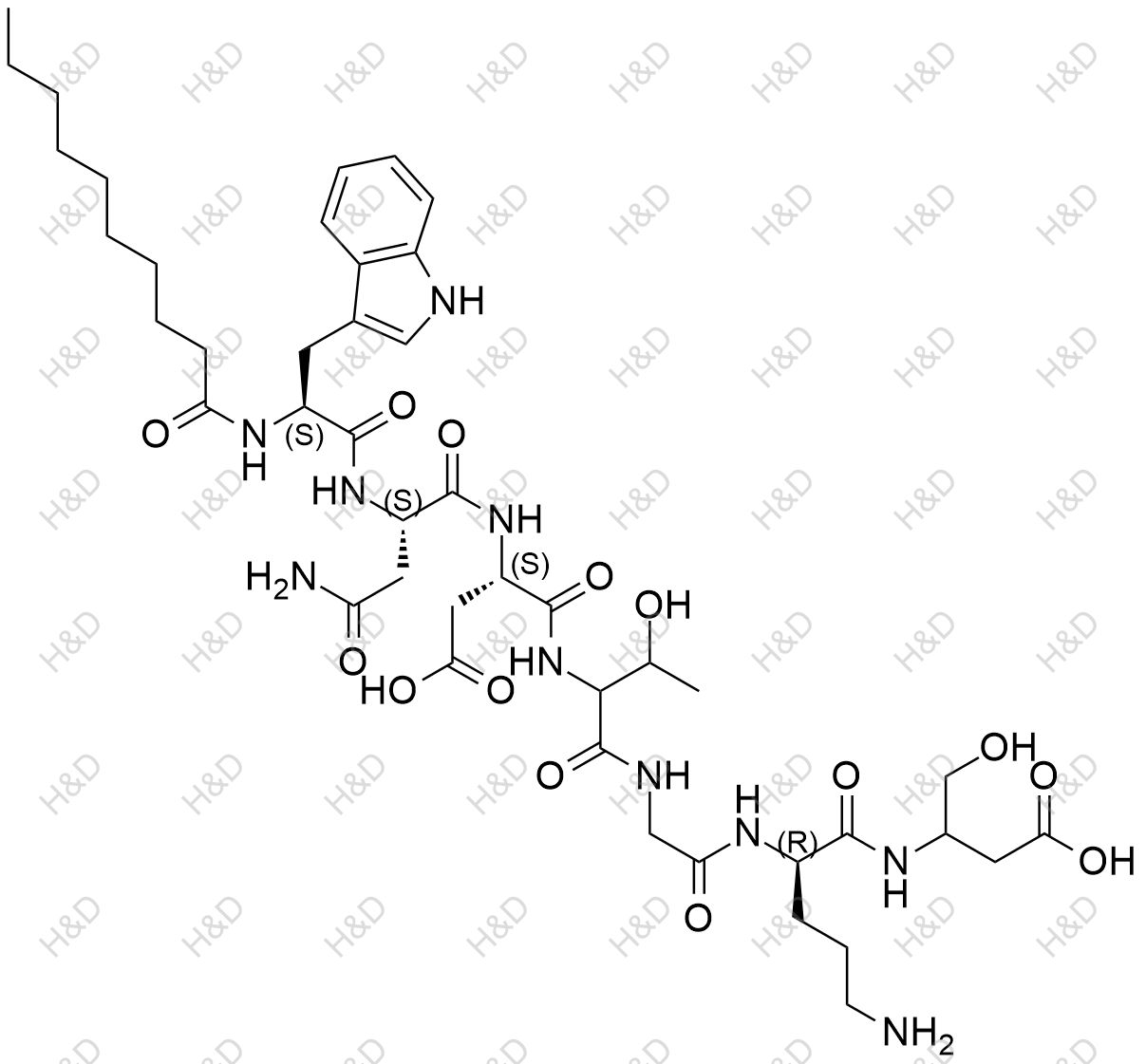 达托霉素杂质5结构式