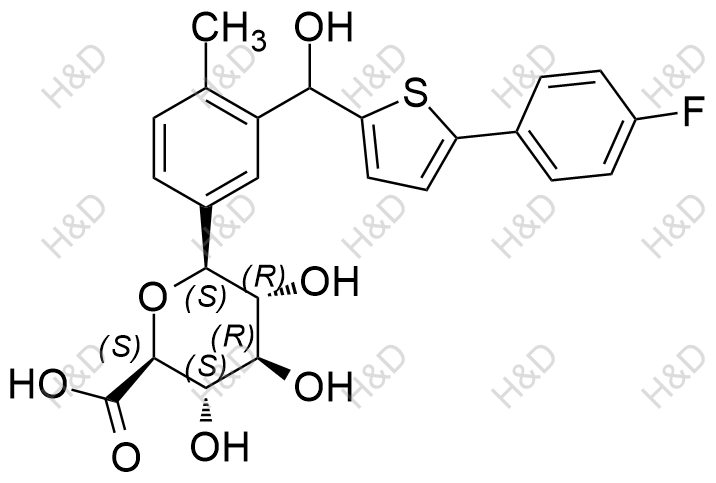 卡格列净杂质66结构式