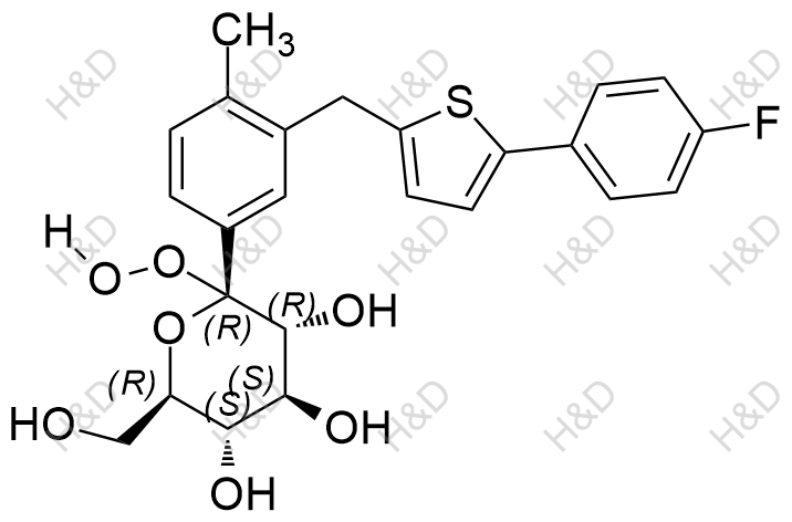 卡格列净杂质64结构式