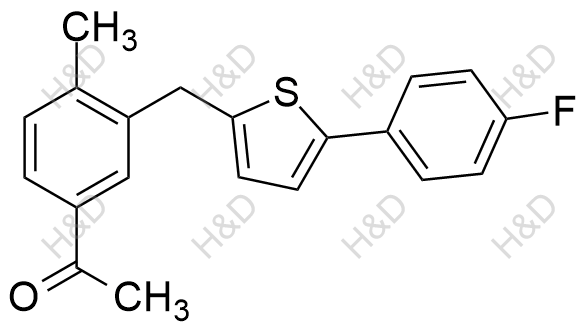 卡格列净杂质59结构式