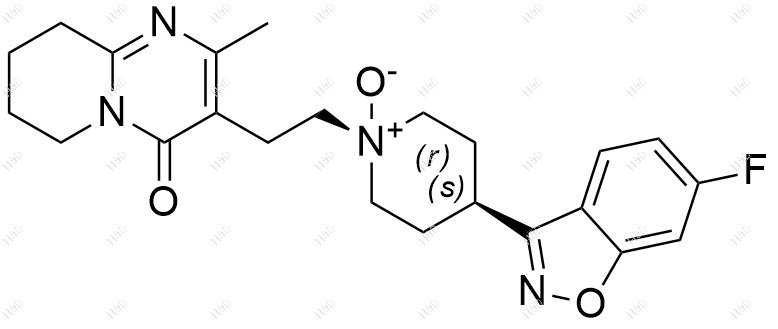 利培酮反式N-氧化物结构式
