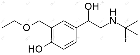 盐酸左旋沙丁胺醇杂质E结构式