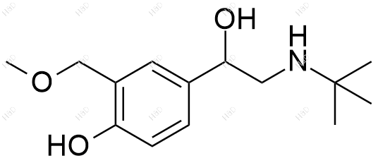 盐酸左旋沙丁胺醇杂质C结构式