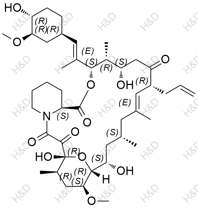 他克莫司 15-DMT化学结构式