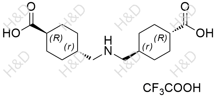 氨甲环酸EP杂质A (三氟乙酸盐)结构式