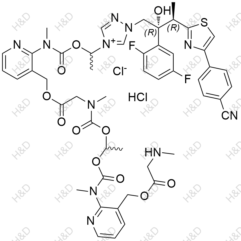 艾沙康唑杂质8结构式