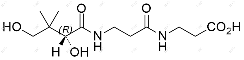 泛酸钙杂质2化学结构式
