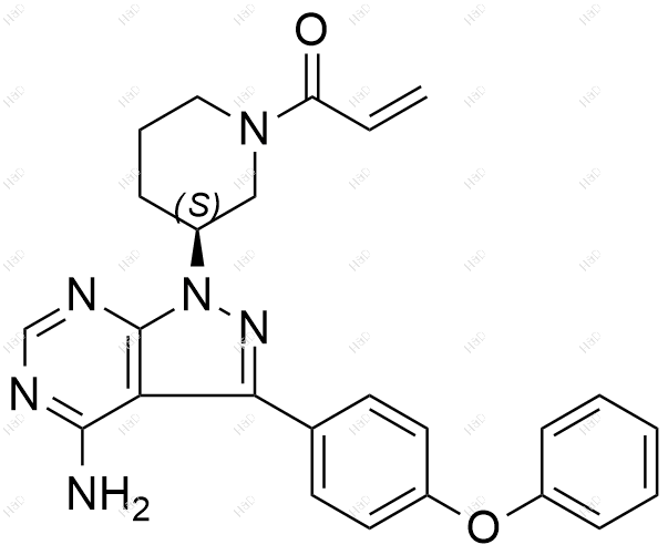(S)-依鲁替尼结构式