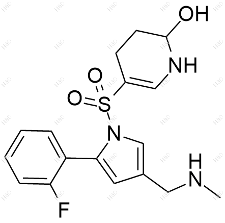 沃诺拉赞杂质U2结构式
