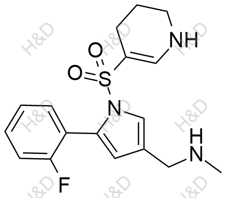 沃诺拉赞杂质U3结构式