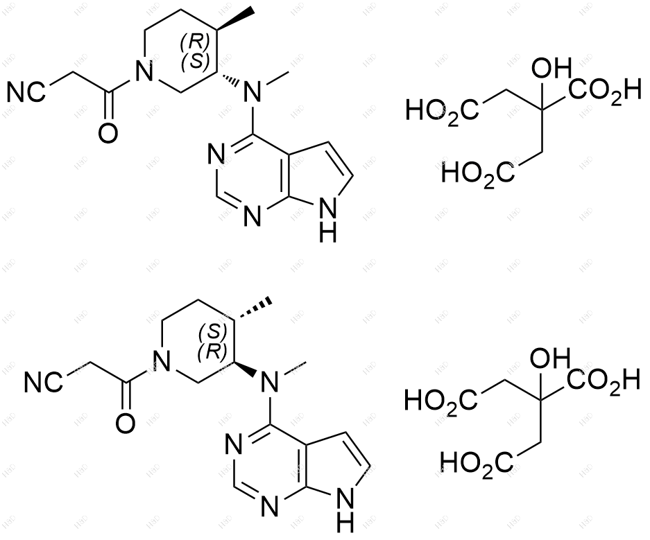 托法替尼杂质FD+DX(枸橼酸盐）结构式