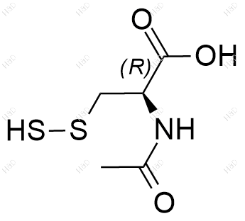 乙酰半胱氨酸杂质10结构式