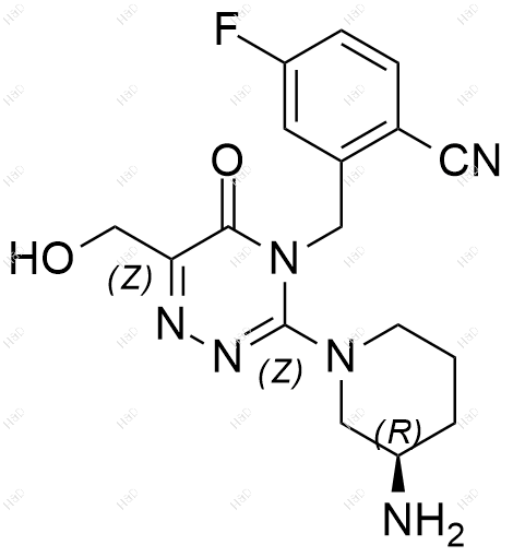 复格列汀杂质1化学结构式