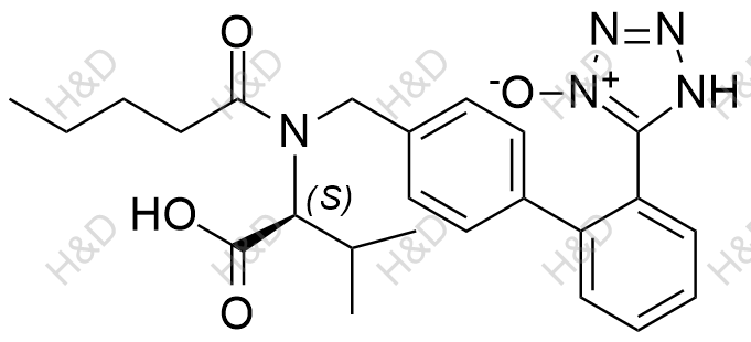 缬沙坦 N-氧化物结构式