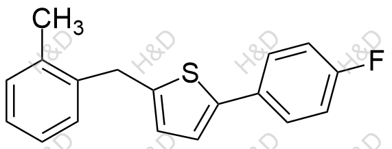 卡格列净杂质14结构式
