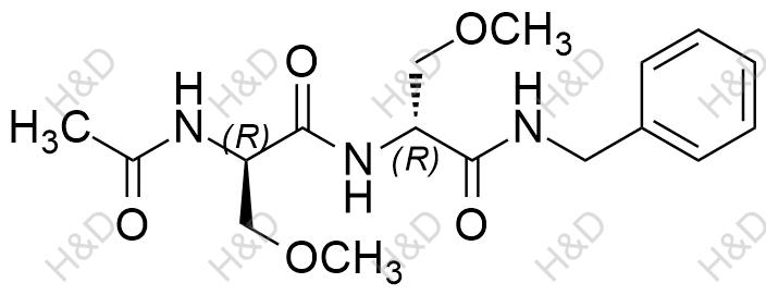 拉科酰胺EP杂质H (RR)结构式