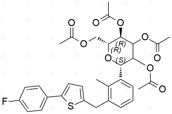 卡格列净杂质9结构式