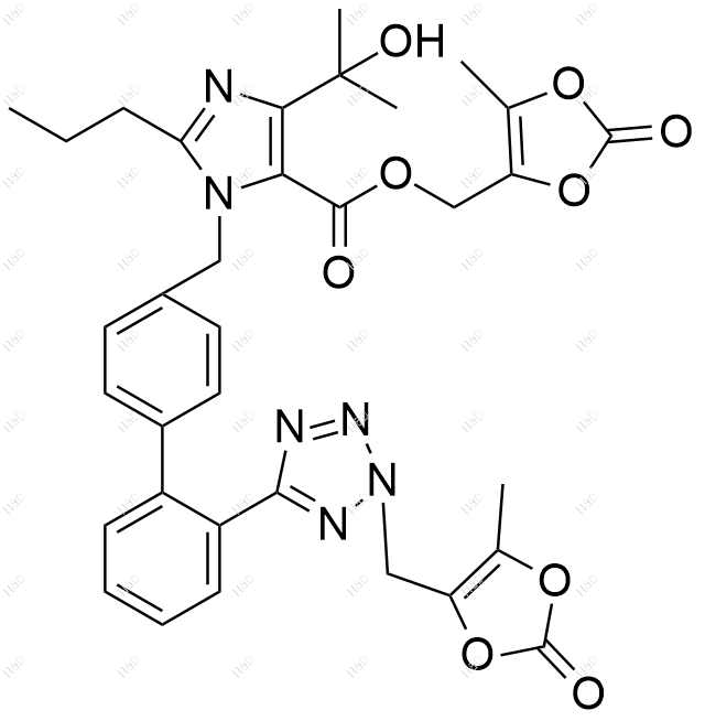 奥美沙坦酯杂质43结构式