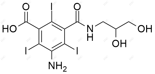 碘普罗胺杂质DPLA-III-ZZE结构式