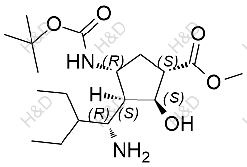 帕拉米韦杂质 11结构式