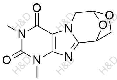 多索茶碱杂质B化学结构式