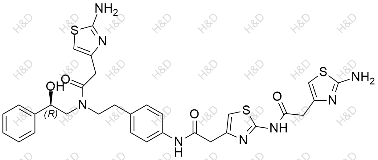 米拉贝隆杂质MADT结构式