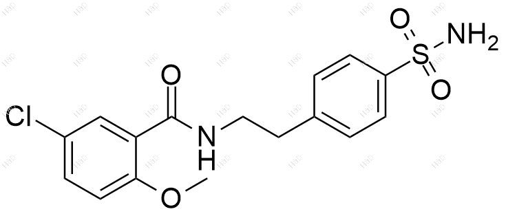 格列本脲EP杂质A结构式