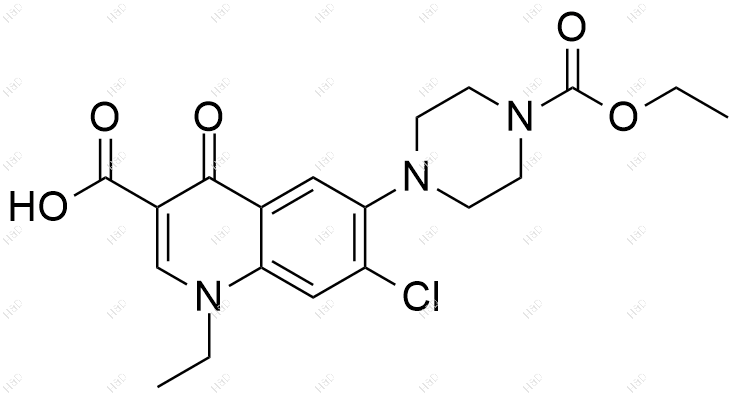 诺氟沙星杂质I结构式