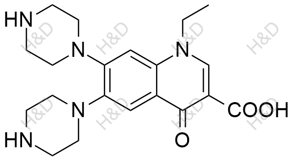 诺氟沙星杂质C结构式