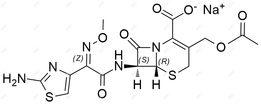 (6R,7S)-头孢噻肟结构式