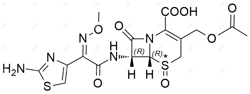 头孢噻肟氧化杂质1结构式