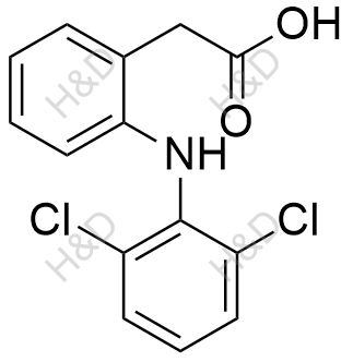醋氯芬酸EP杂质A结构式