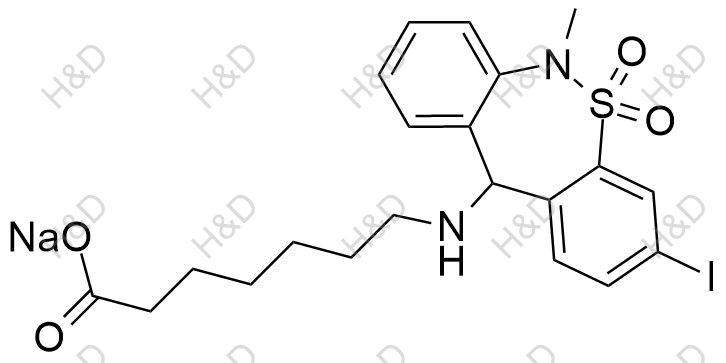 噻奈普汀杂质6结构式