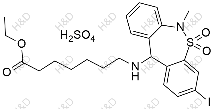 噻奈普汀杂质4结构式