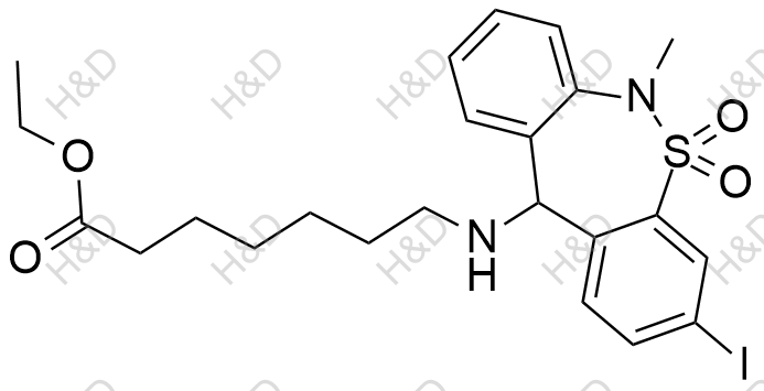 噻奈普汀杂质3结构式