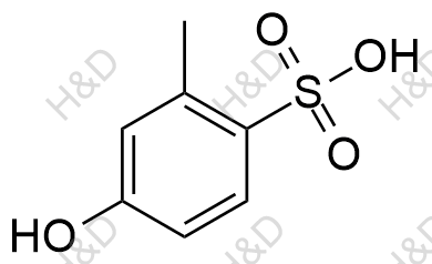 聚甲酚磺醛杂质4结构式