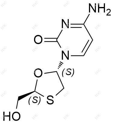 拉米夫定EP杂质B(2S,5S-Isomer)结构式