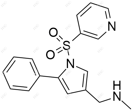 沃诺拉赞杂质U8结构式